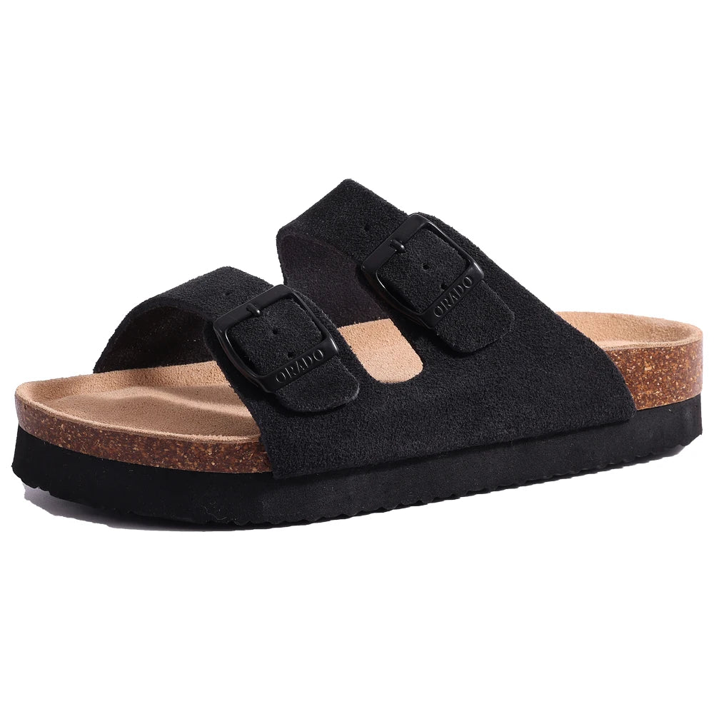 Women's Suede Mules Slippers