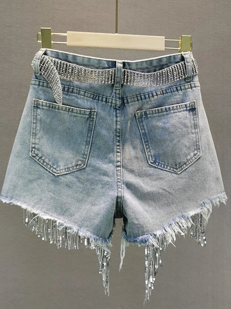 Summer Elegant Tassel Shorts
