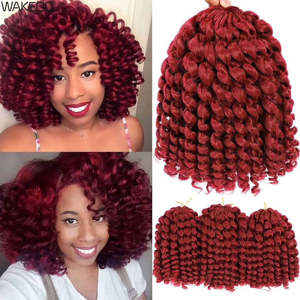 8 Inches Jamaican Bounce Crochet Hair