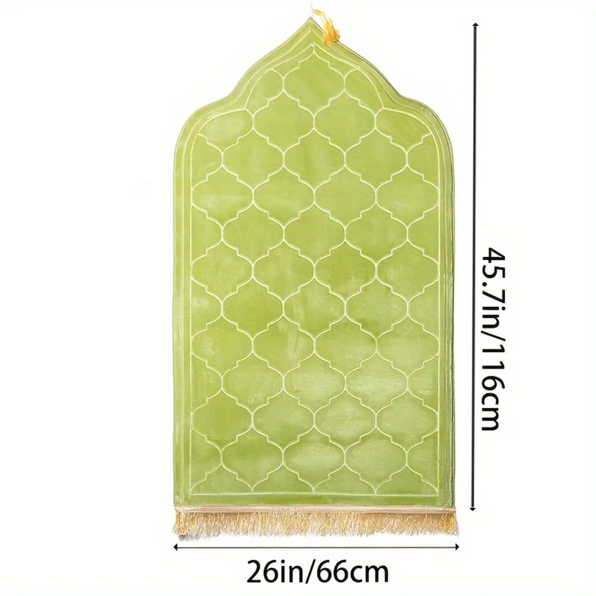 Plush Prayer Mat With Tassel